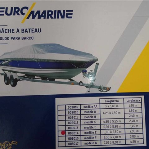 Bâche à bateau Modèle E - 5.80-6.50m X 2.90m  